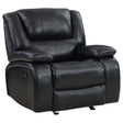 Camila Black Upholstered Glider Recliner Chair by Coaster at Eve Furniture