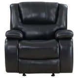 Camila Black Upholstered Glider Recliner Chair by Coaster at Eve Furniture