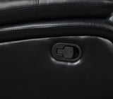 Camila Black Upholstered Motion Reclining Loveseat by Coaster at Eve Furniture