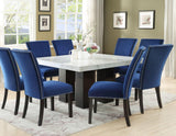 Camila Blue Velvet Side Chair, Set of 2 by Steve Silver at Eve Furniture