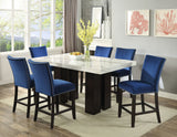 Camila Marble 5-Piece Counter Dining Group(Table & 4 Counter Chairs)