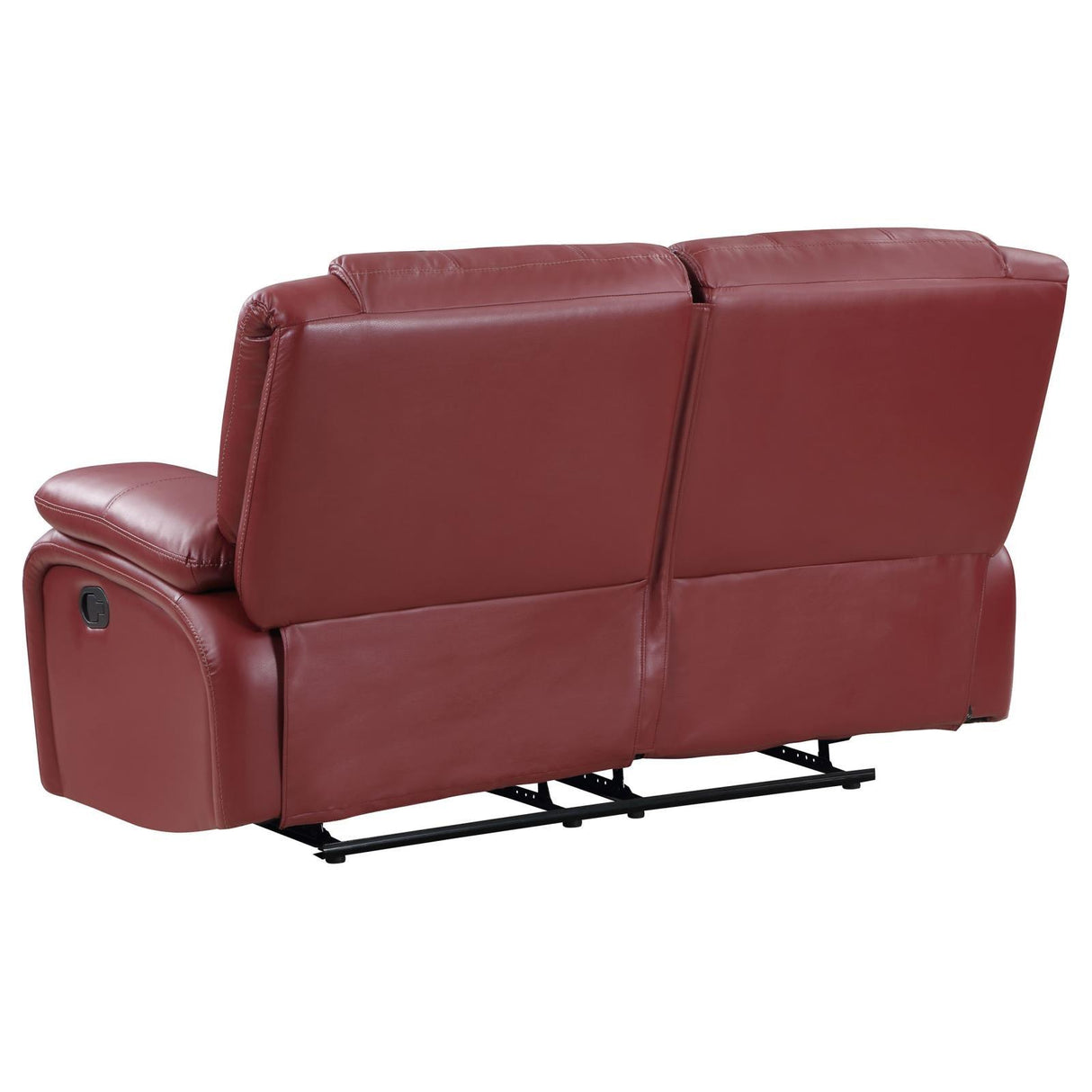 Camila Red Faux Leather 3-piece Upholstered Reclining Sofa Set by Coaster at Eve Furniture