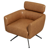 Camila Tan Leather Lounge Chair by Ashcroft Furniture at Eve Furniture