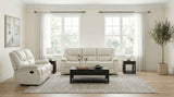 Camila White 2-Piece Upholstered Reclining Sofa Set by Coaster at Eve Furniture