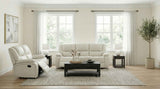 Camila White 2-Piece Upholstered Reclining Sofa Set by Coaster at Eve Furniture