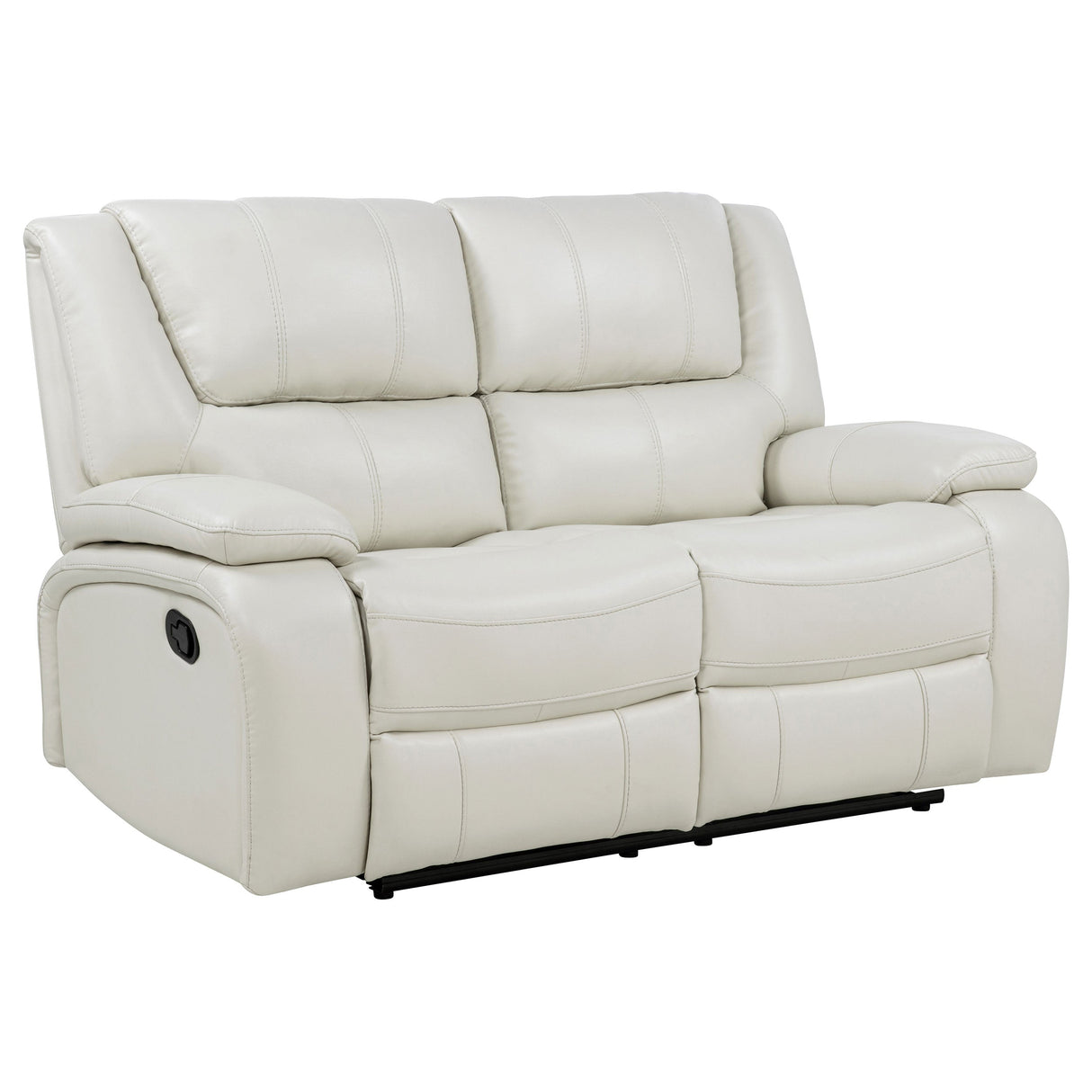 Camila White 3-Piece Upholstered Reclining Sofa Set by Coaster at Eve Furniture