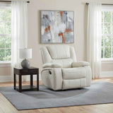 Camila White Upholstered Glider Recliner Chair by Coaster at Eve Furniture