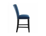 Camila Counter Stool, Blue Velvet, Set of 2 by Steve Silver at Eve Furniture
