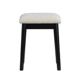 Camilla Black Vanity Dressing Table with Mirror and Stool by Homelegance at Eve Furniture