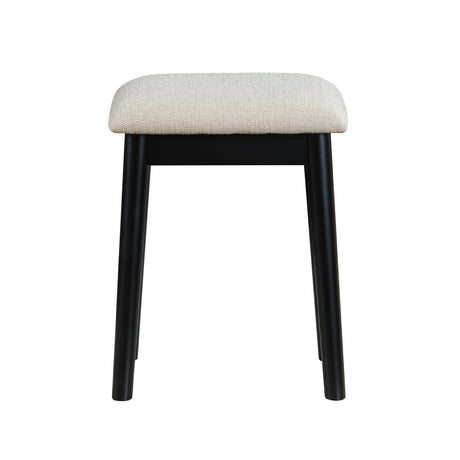 Camilla Black Vanity Dressing Table with Mirror and Stool by Homelegance at Eve Furniture