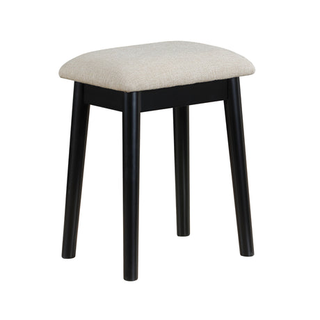 Camilla Black Vanity Dressing Table with Mirror and Stool by Homelegance at Eve Furniture