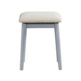 Camilla Gray Vanity Dressing Table with Mirror and Stool by Homelegance at Eve Furniture