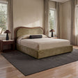 Camilla Green/Dark Brown Queen Bed by Moe's Home at Eve Furniture