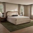 Camilla Oat/Dark Brown Queen Bed by Moe's Home at Eve Furniture