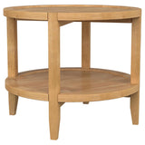 Camillo Maple 2-Piece Round Coffee and End Table Set by Coaster at Eve Furniture