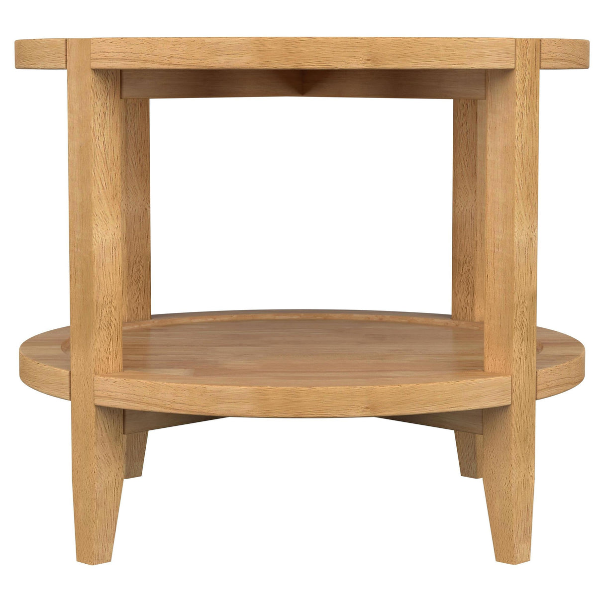 Camillo Maple 3-Piece Round Coffee and End Table Set by Coaster at Eve Furniture