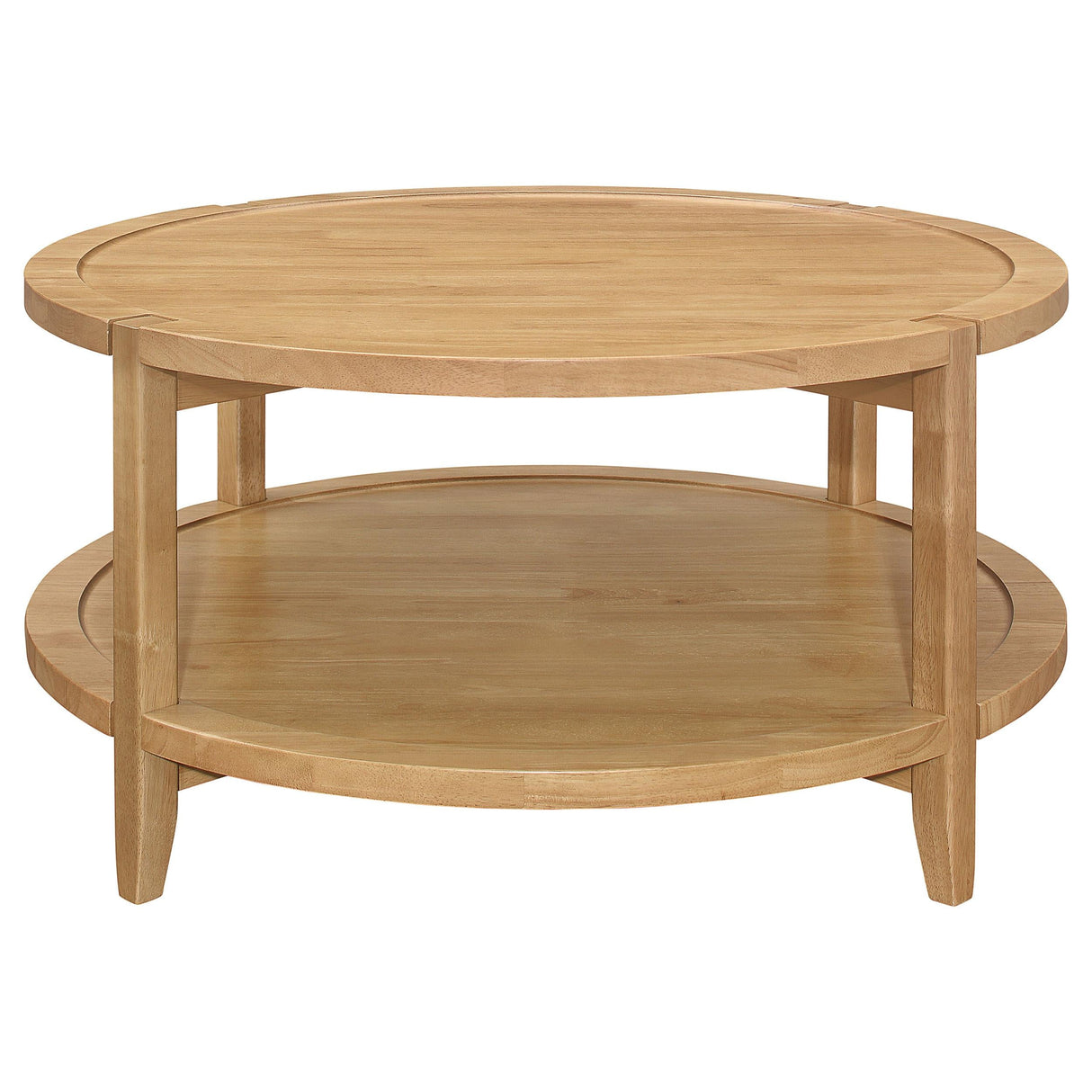 Camillo Maple 3-Piece Round Coffee and End Table Set by Coaster at Eve Furniture