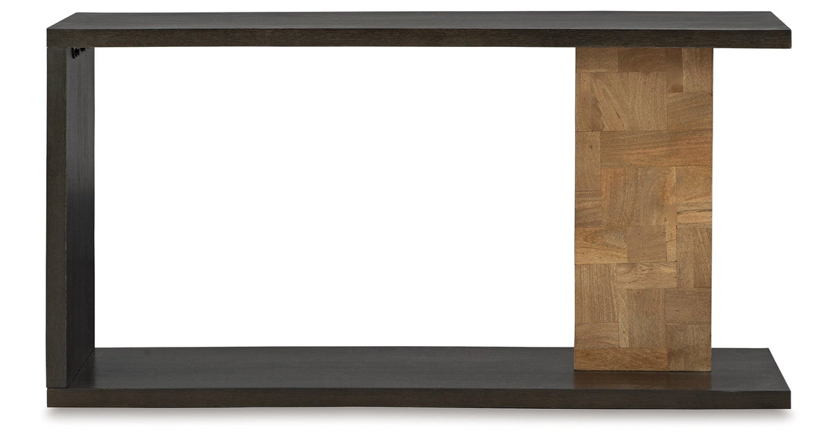 Camlett Brown Console Sofa Table by Ashley at Eve Furniture
