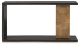 Camlett Brown Console Sofa Table by Ashley at Eve Furniture