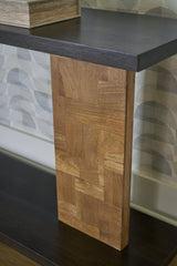 Camlett Brown Console Sofa Table by Ashley at Eve Furniture