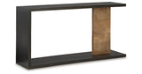 Camlett Brown Console Sofa Table by Ashley at Eve Furniture