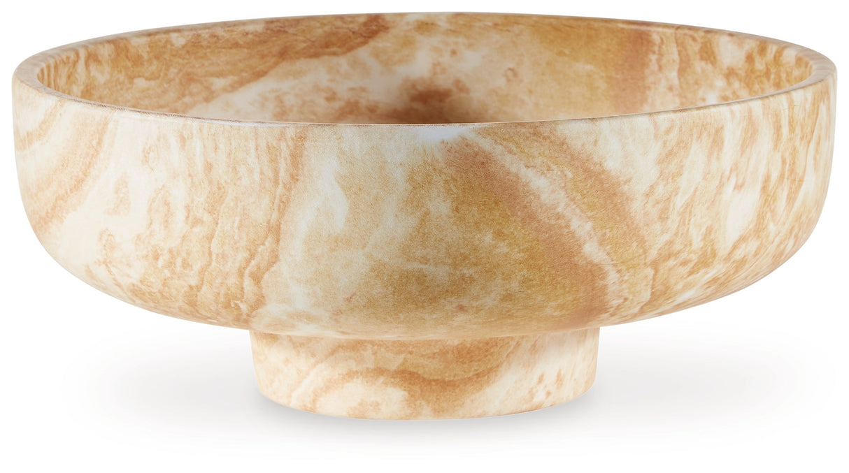 Cammen Tan/White Bowl