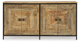 Camney Brown/Black Accent Cabinet by Ashley at Eve Furniture