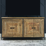 Camney Brown/Black Accent Cabinet by Ashley at Eve Furniture