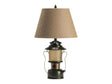 Camp Lantern Green Table Lamp & Nightlight (Set of 2) by Crestview at Eve Furniture