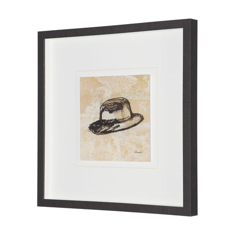 Campaign by Mercana Studio Hand-Embellished Textured Framed Artwork Matted Under Glass by Mercana at Eve Furniture
