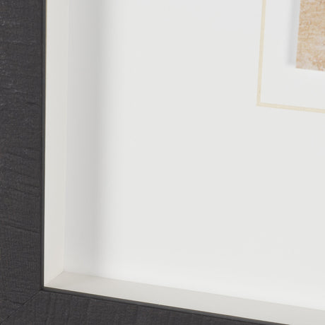 Campaign by Mercana Studio Hand-Embellished Textured Framed Artwork Matted Under Glass by Mercana at Eve Furniture