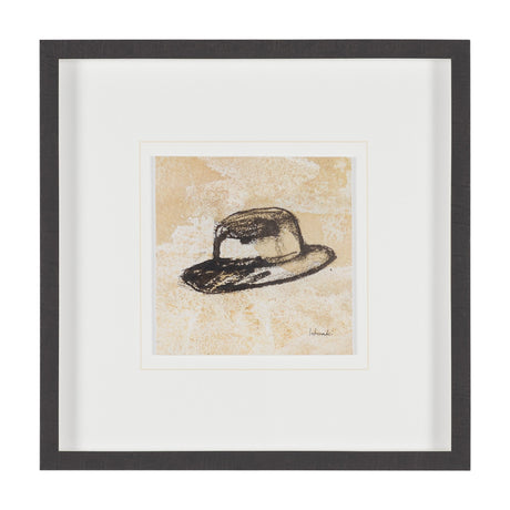 Campaign by Mercana Studio Hand-Embellished Textured Framed Artwork Matted Under Glass by Mercana at Eve Furniture