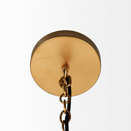 Campanile Brown Whicker Pendant Light by Mercana at Eve Furniture