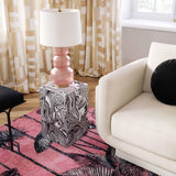 Camryn Swirled Resin Side Table by TOV Furniture at Eve Furniture