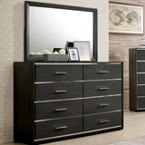 Camryn Warm Gray 4-Piece Queen Bedroom Set by Furniture of America at Eve Furniture