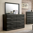 Camryn Warm Gray Mirror by Furniture of America at Eve Furniture