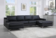 Candace Black Double Chaise Sectional by Happy Homes at Eve Furniture