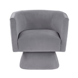 Candace Gray Swivel Chair by Homelegance at Eve Furniture
