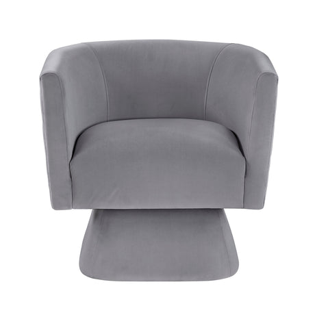 Candace Gray Swivel Chair by Homelegance at Eve Furniture