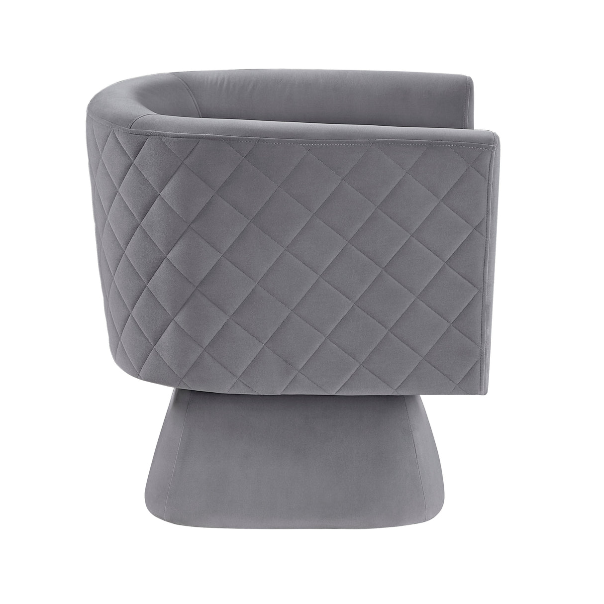 Candace Gray Swivel Chair by Homelegance at Eve Furniture