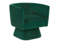 Candace Green Swivel Chair by Homelegance at Eve Furniture