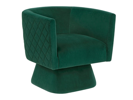 Candace Green Swivel Chair by Homelegance at Eve Furniture