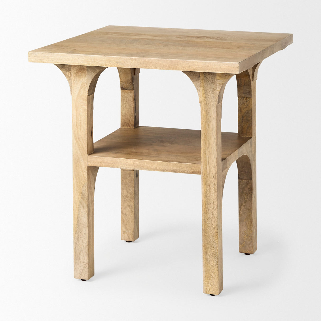 Candace Light Wood Bridge Accent Table by Mercana at Eve Furniture
