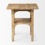 Candace Light Wood Bridge Accent Table by Mercana at Eve Furniture