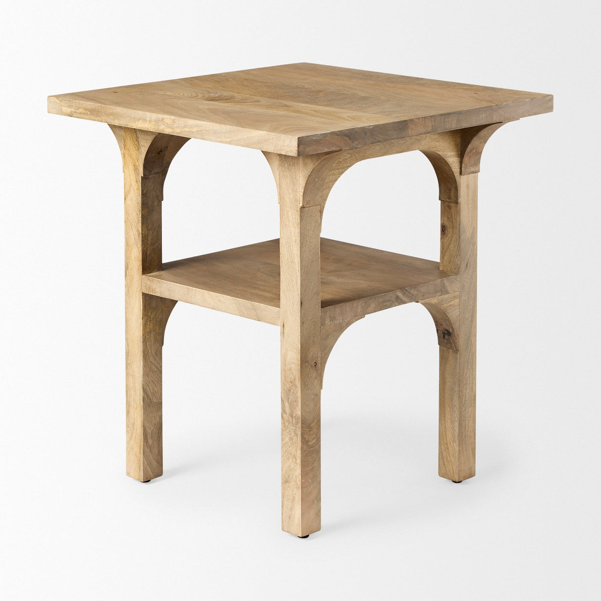 Candace Light Wood Bridge Accent Table by Mercana at Eve Furniture