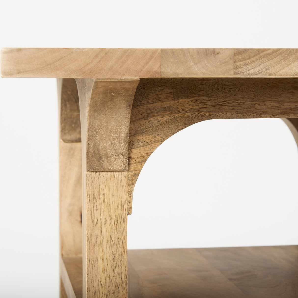 Candace Light Wood Bridge Accent Table by Mercana at Eve Furniture