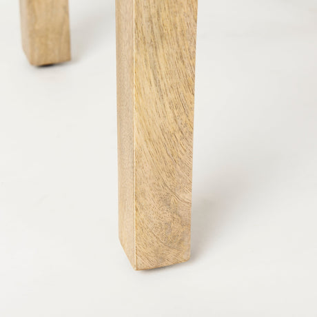 Candace Light Wood Bridge Accent Table by Mercana at Eve Furniture