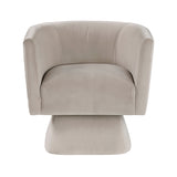 Candace Taupe Swivel Chair by Homelegance at Eve Furniture