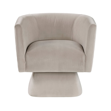 Candace Taupe Swivel Chair by Homelegance at Eve Furniture