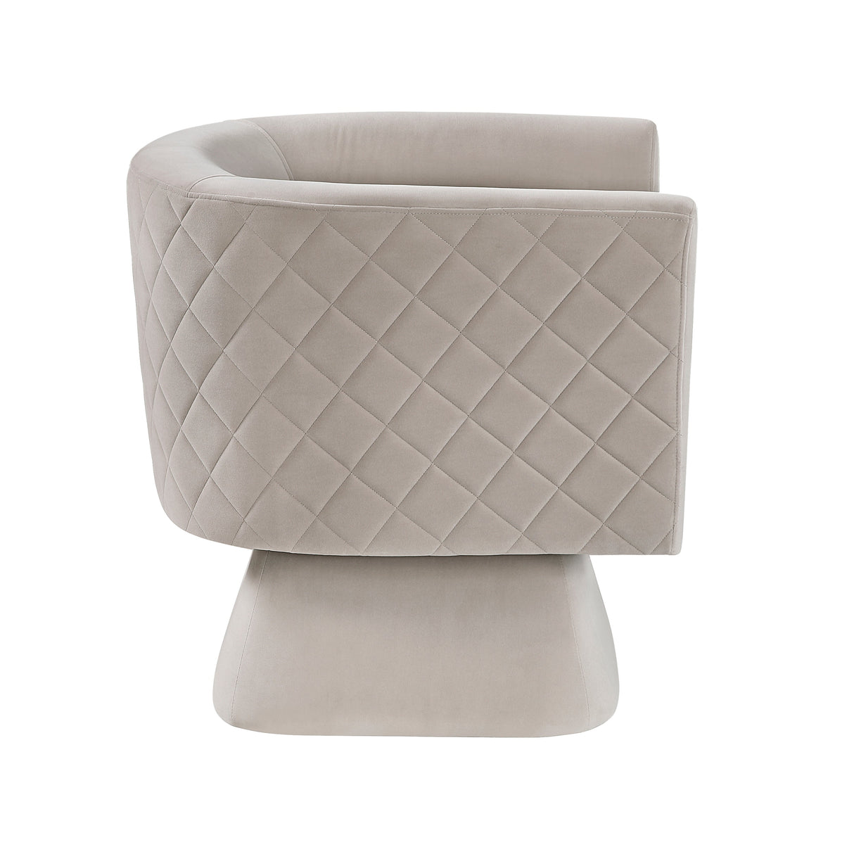 Candace Taupe Swivel Chair by Homelegance at Eve Furniture